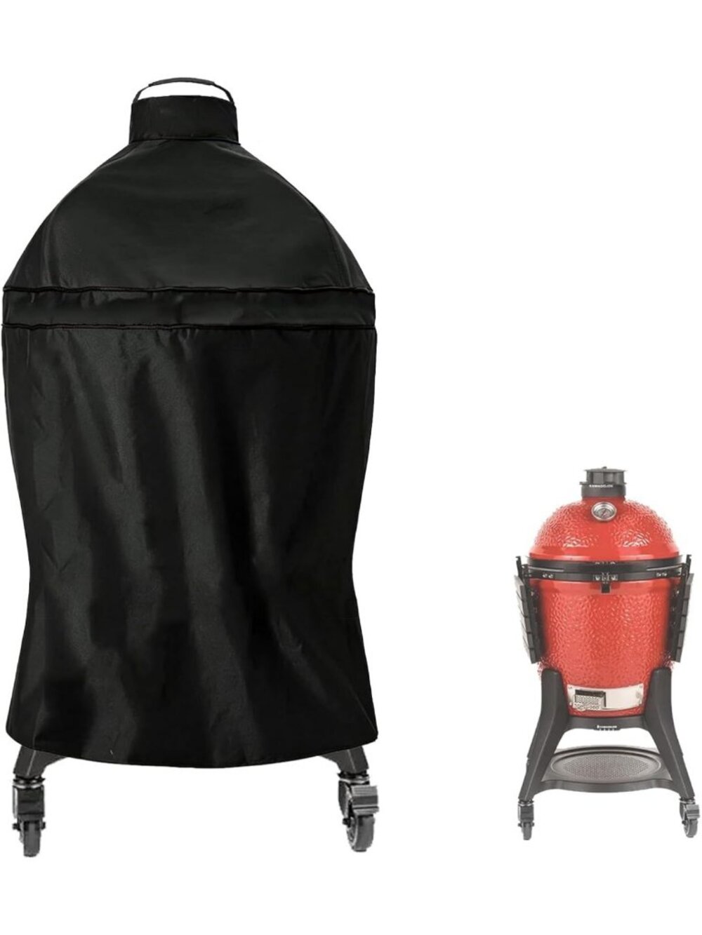 Durable 18-Inch Ceramic Charcoal Grill Cover - Weatherproof & UV Resistant